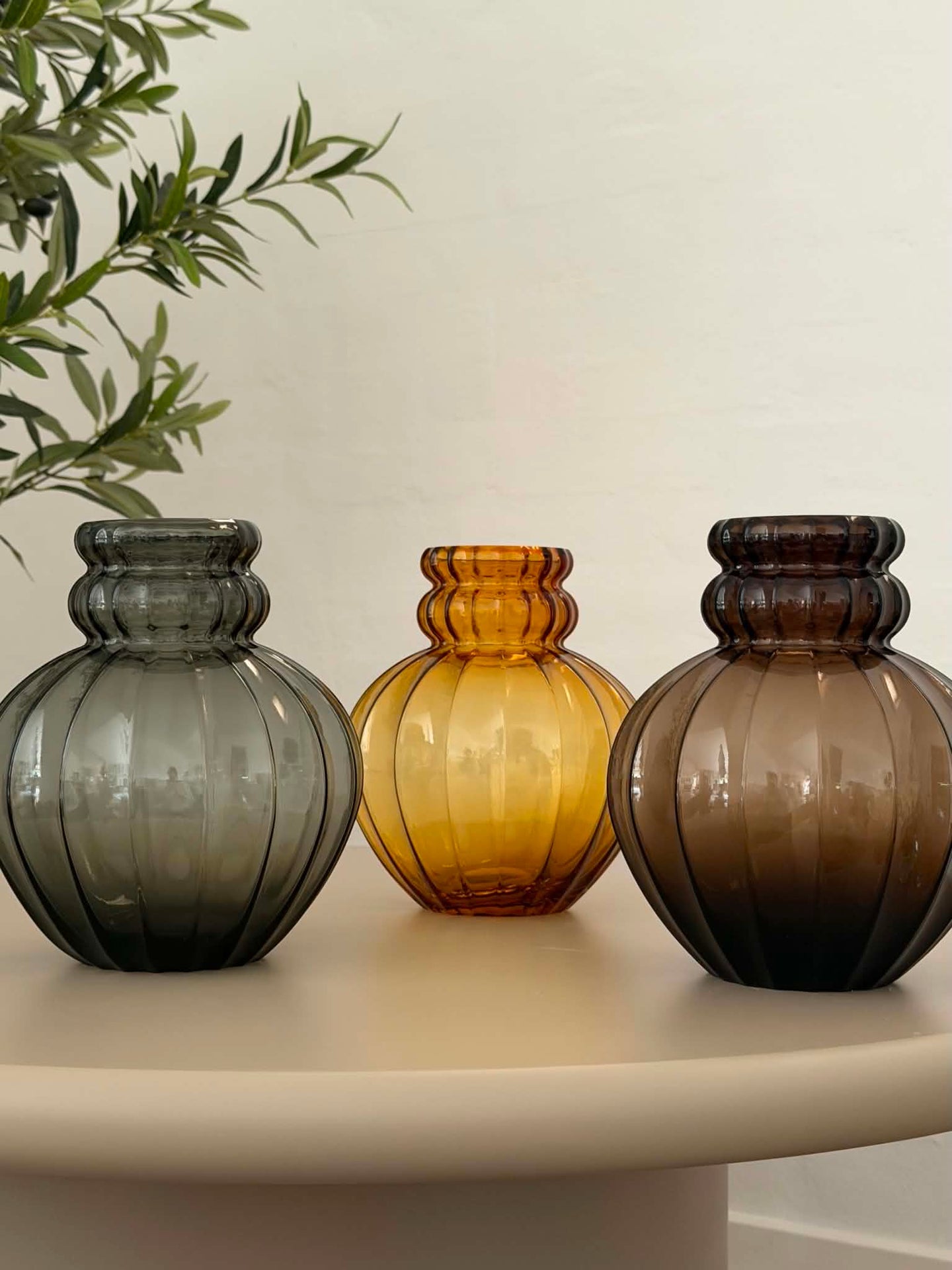 Vase Mary - Braun
