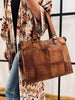 Elegante Arbeitstasche / Shopper - Walnuss