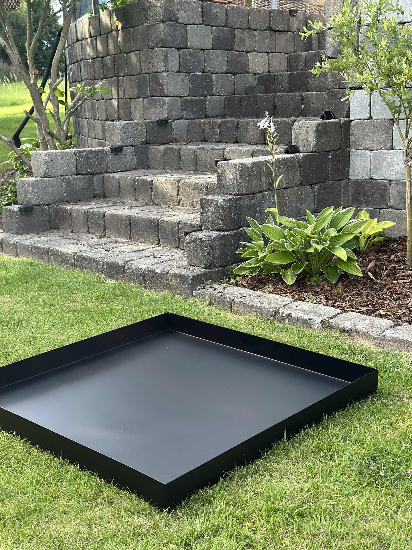 Spiegelbecken Square - Black