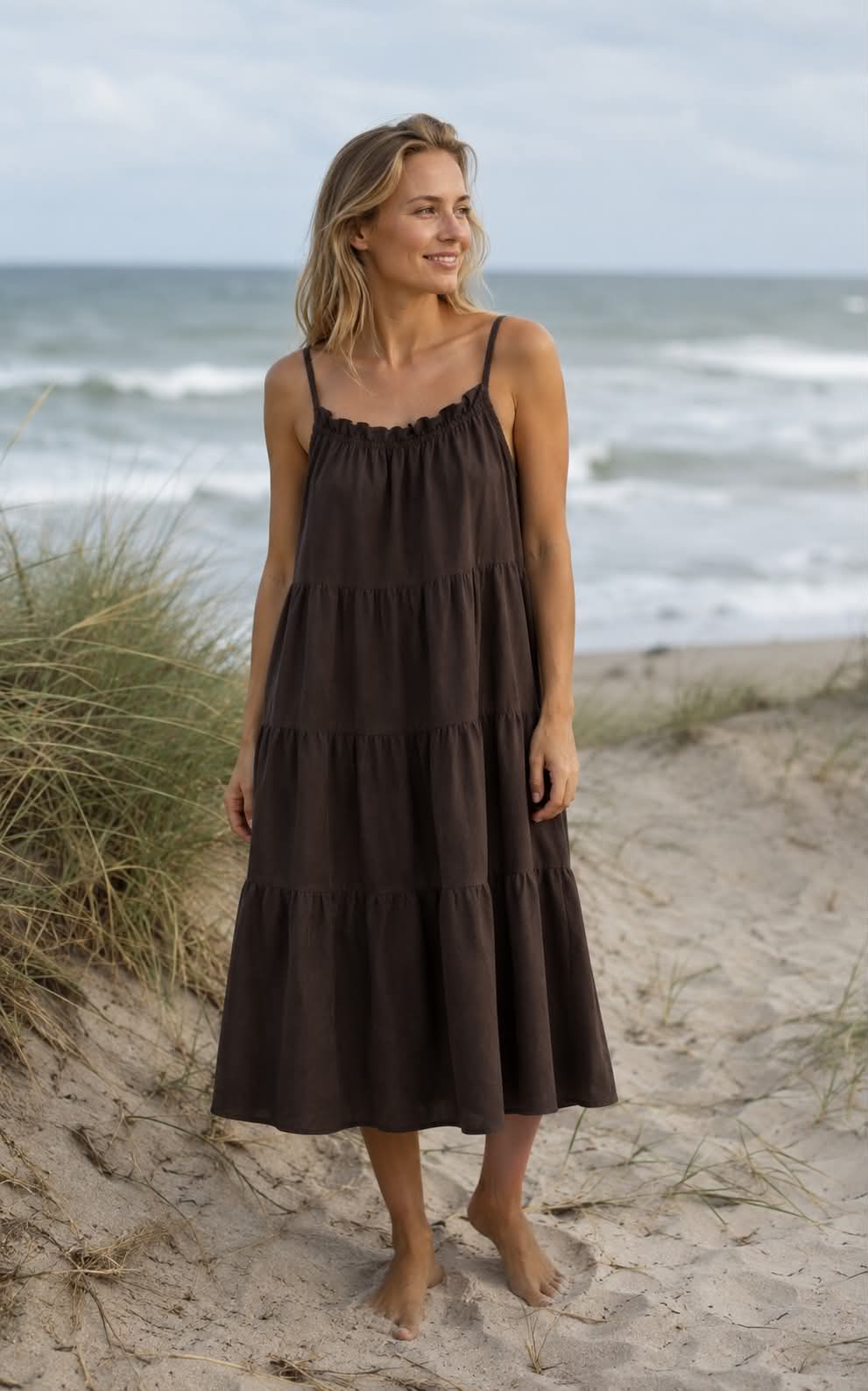 Sommerkleid Velina moro brown