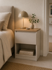 Nachttisch - Hickory / Cashmere mit 1 Schublade
