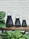 Laterne mit Solarzellen - GARDEN BLACK 14cm