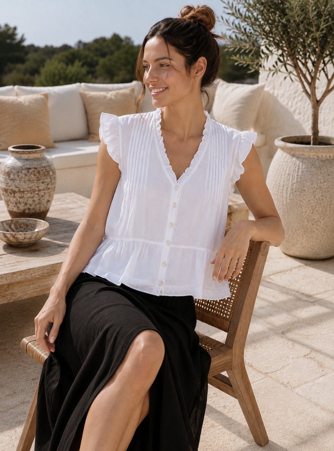 Bluse Emira - weiß