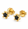 Ohrstecker GIA – Black 18K vergoldet
