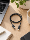 Ladekabel USB-C - 1 m schwarz – für Lightning
