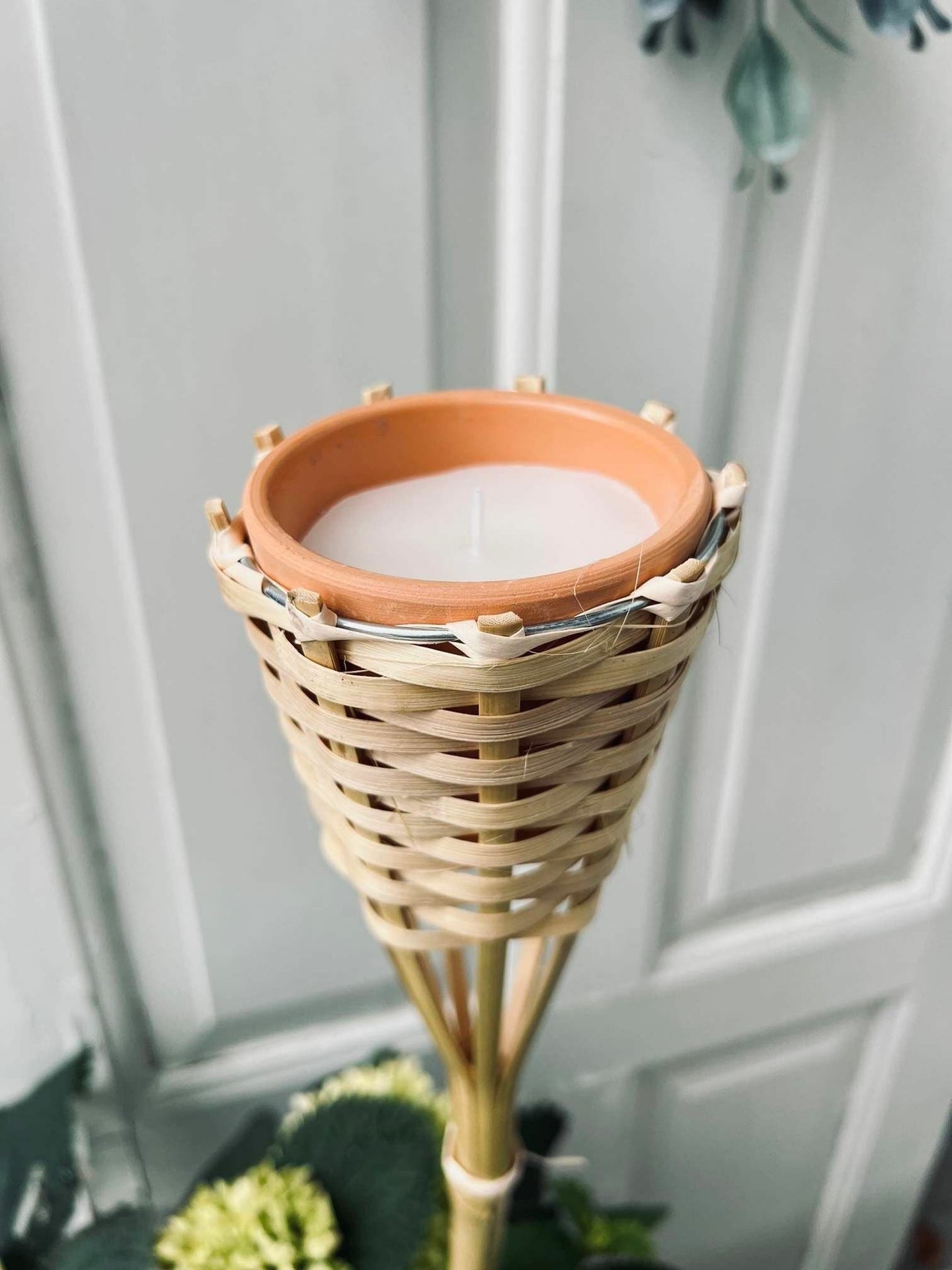Fakkel med myggelys - Citronella 76cm - Sæt af 2 stk - VIAMAJA.DK