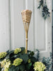 Fackel mit Mückenschutzkerze - Citronella 76 cm - Set à 2 Stück