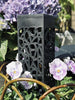 Fackel mit Solarzellen – Black square