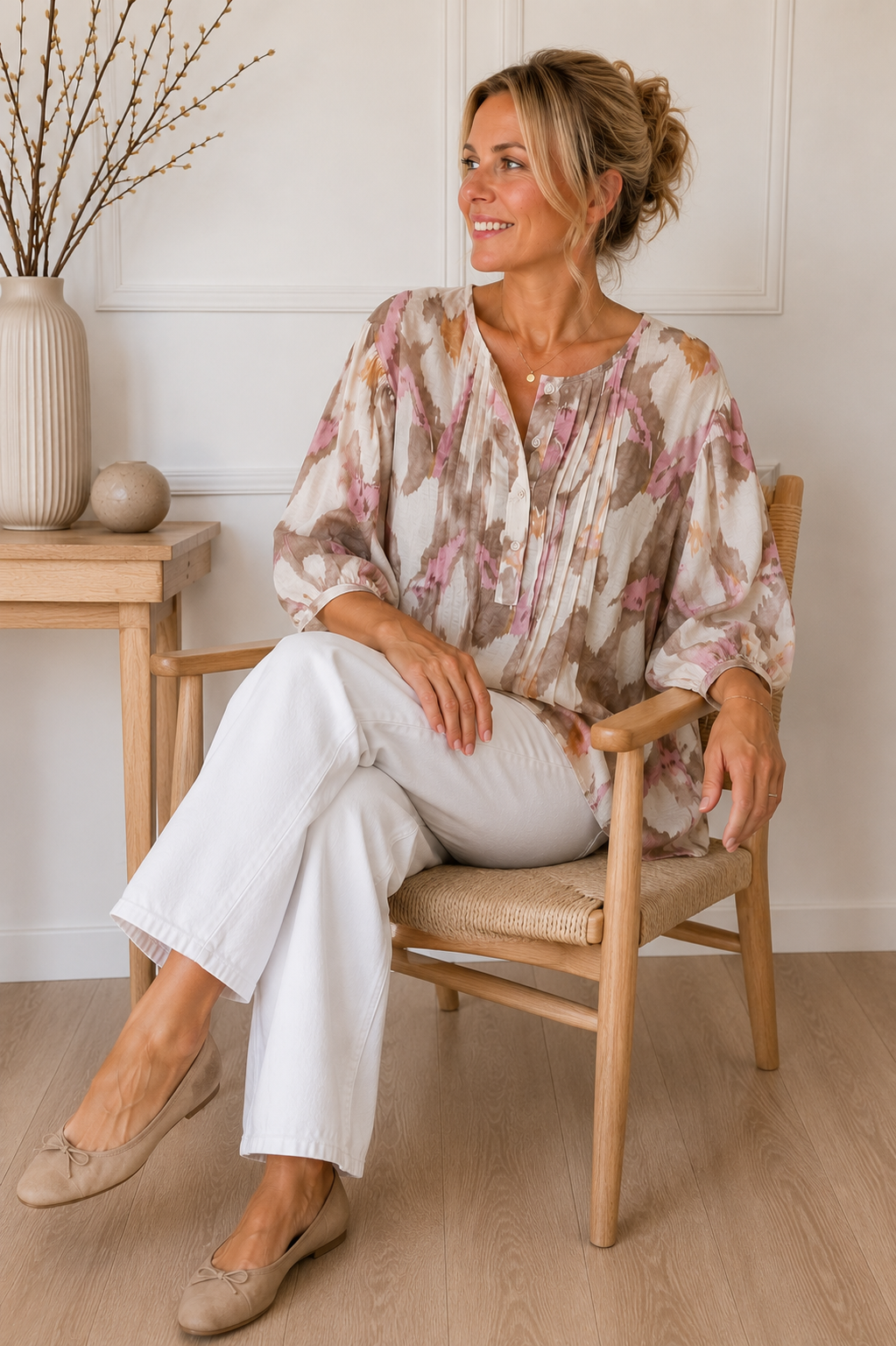 Bluse Cosmos - beige