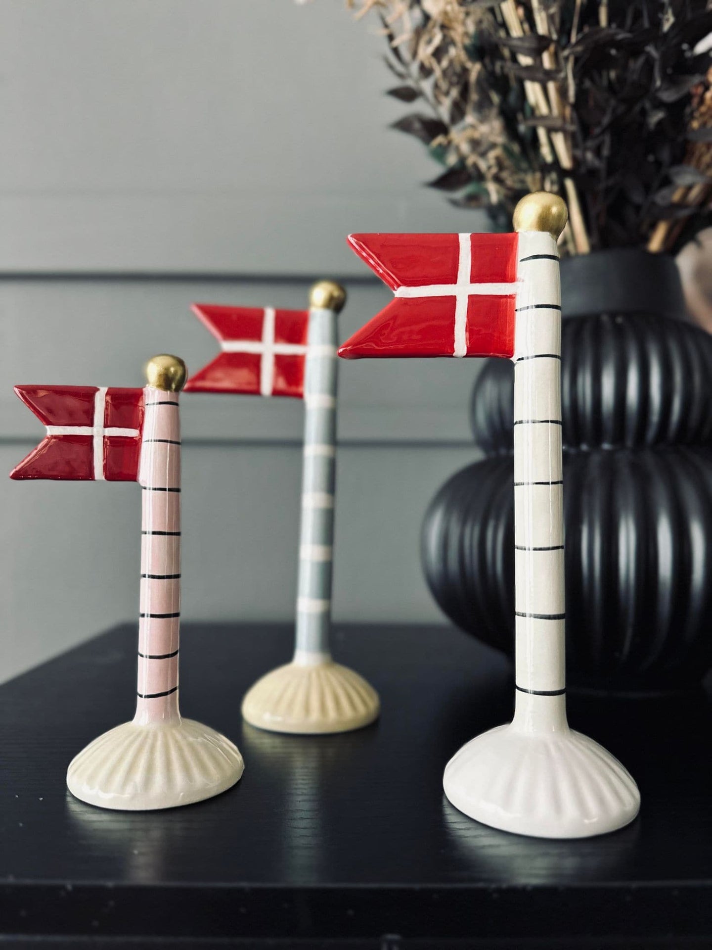 Flag keramik - Mix H 19cm - VIAMAJA.DK