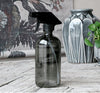Flasche mit Zerstäuber – rauchfarbenes Glas