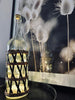 Flasche mit Lichterkette – Schwarz