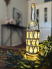 Flasche mit Lichterkette - Nature
