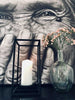 Flasche / Vase aus klarem Glas