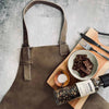 Schürze DEXTER - Taupe-Leder