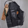 Schürze sustainerbiliy – Schwarzes Leder
