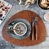 Geformte Platzmatte - Cognac