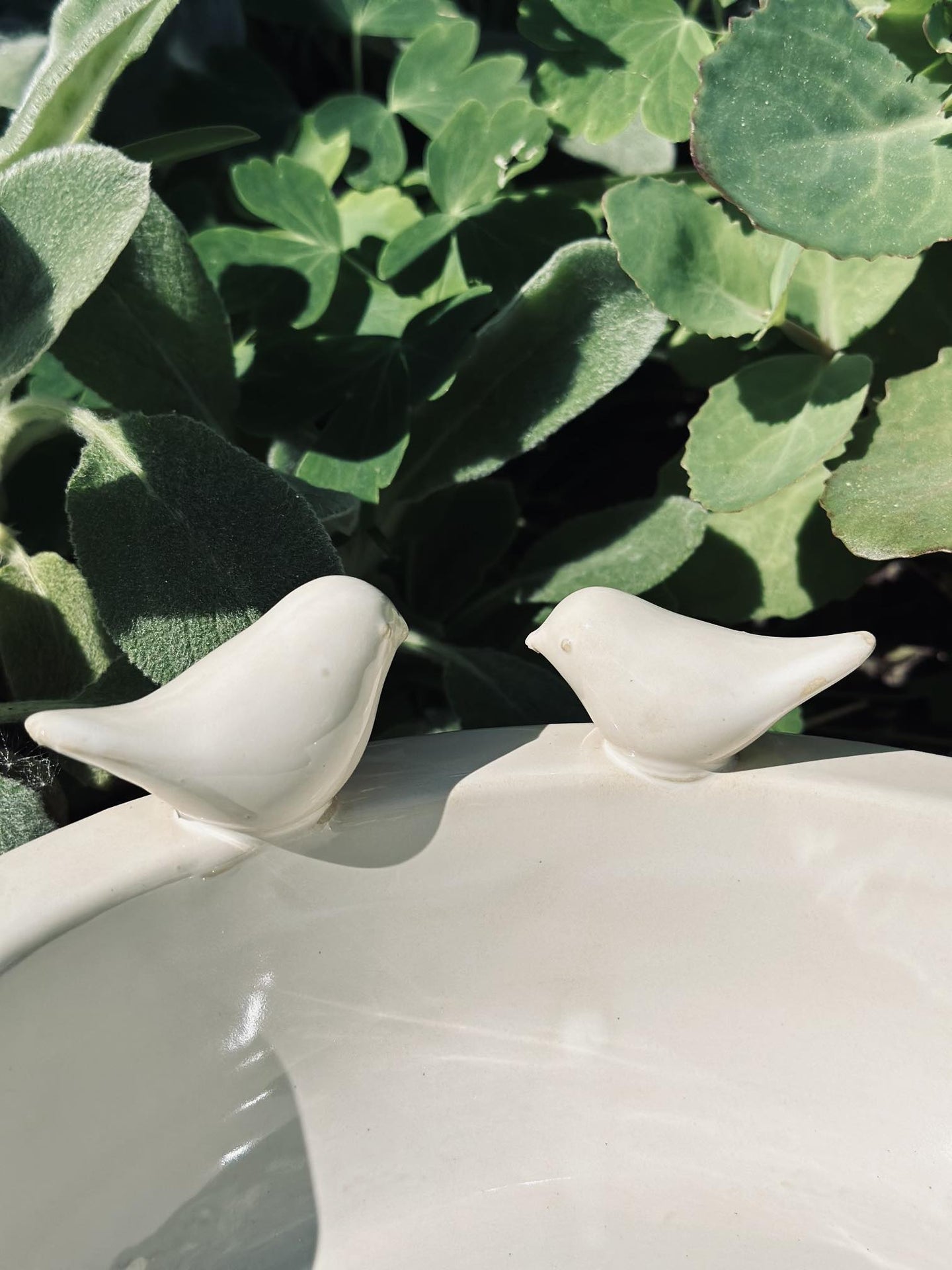 Fuglebad – Creme keramik - VIAMAJA.DK
