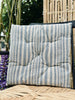Futon 40×40 SKAGEN blau/natur