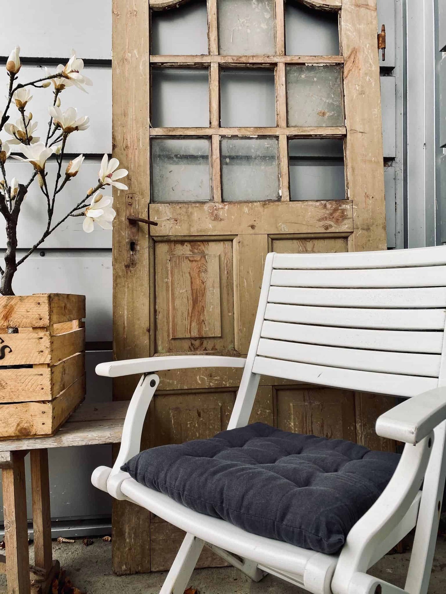 Futon hynde i hør – koksgrå - VIAMAJA.DK