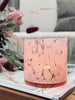 Teelichthalter aus mundgeblasenem Glas Rose