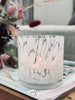 Teelichthalter aus mundgeblasenem Glas White