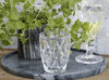 Glas mit Diamantschliff