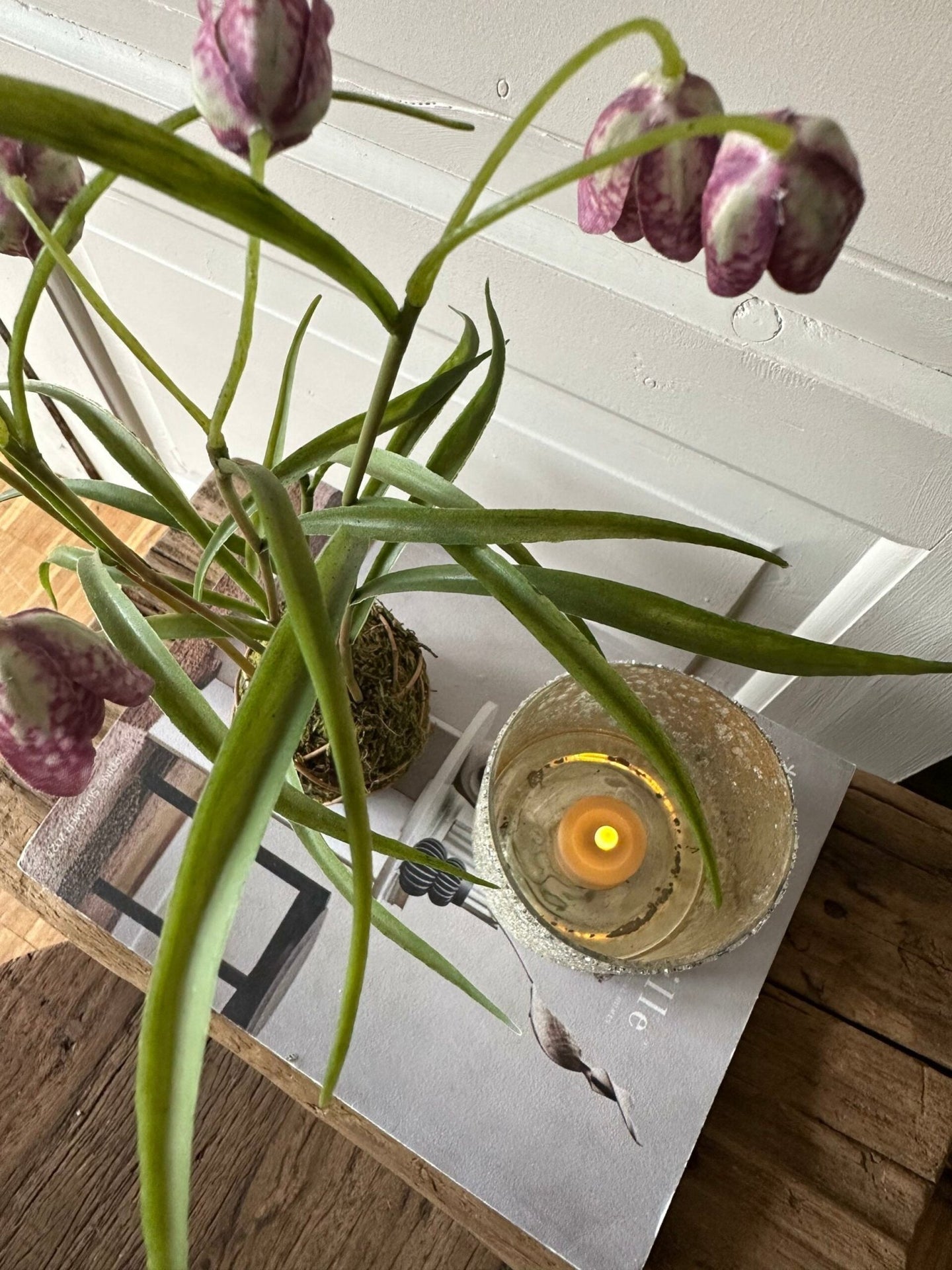 Glas til fyrfadslys eller blomster - VIAMAJA.DK