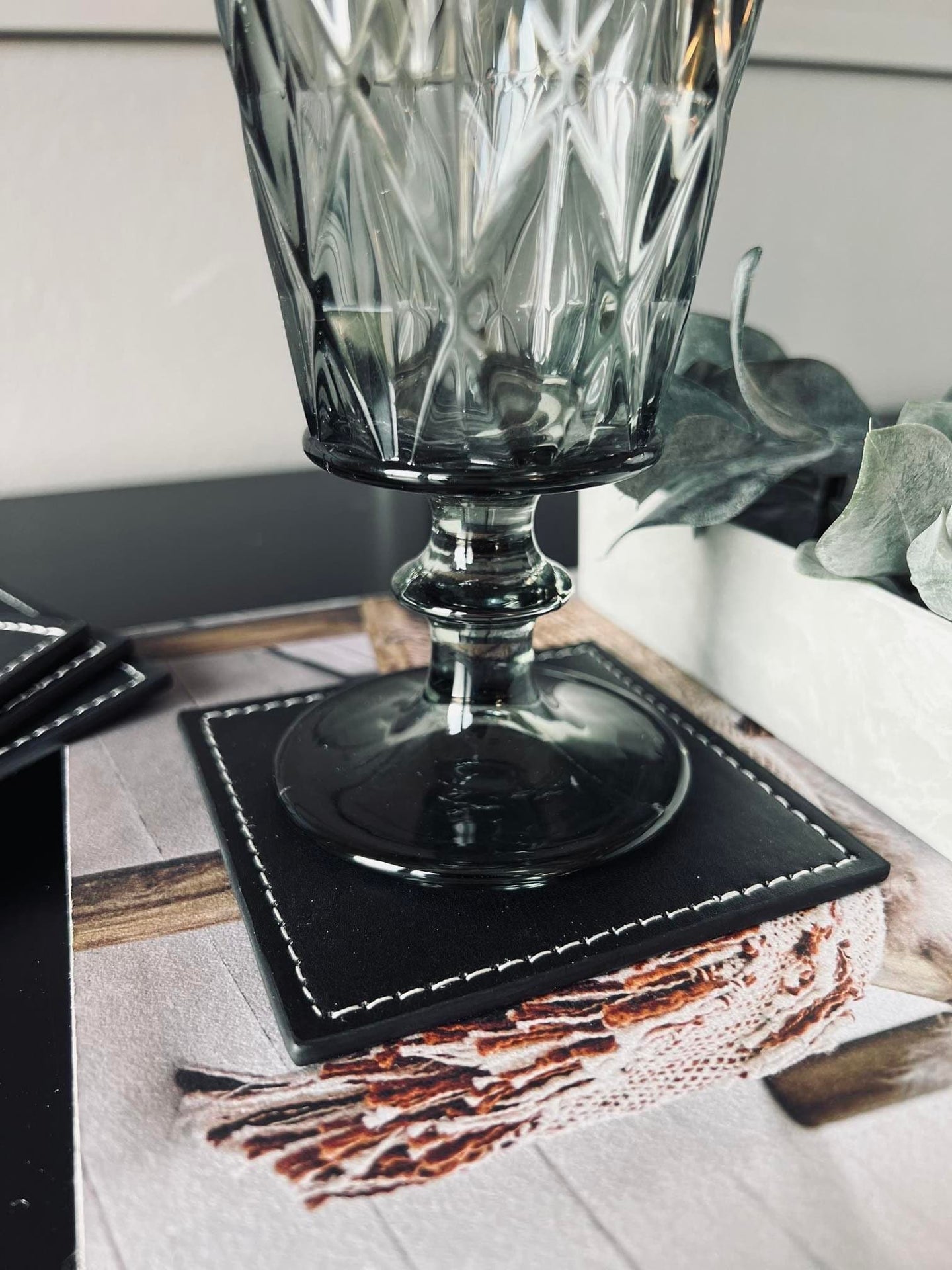 Glasbrikker - 4 stk 10x10 cm - VIAMAJA.DK