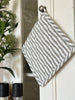Topflappen - Salbei-Streifen Quilt