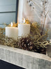 Girlande mit Glitzer - 150cm Gold