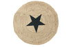 Jute-Teppich mit Stern - Ø120cm
