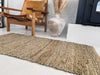 Teppich aus Olivenleder und Jute – 70x200