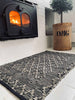Teppich aus Leder - Grau 60x90 cm