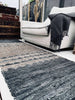 Teppich aus Leder - naturfarbenes Muster - 70x200 cm