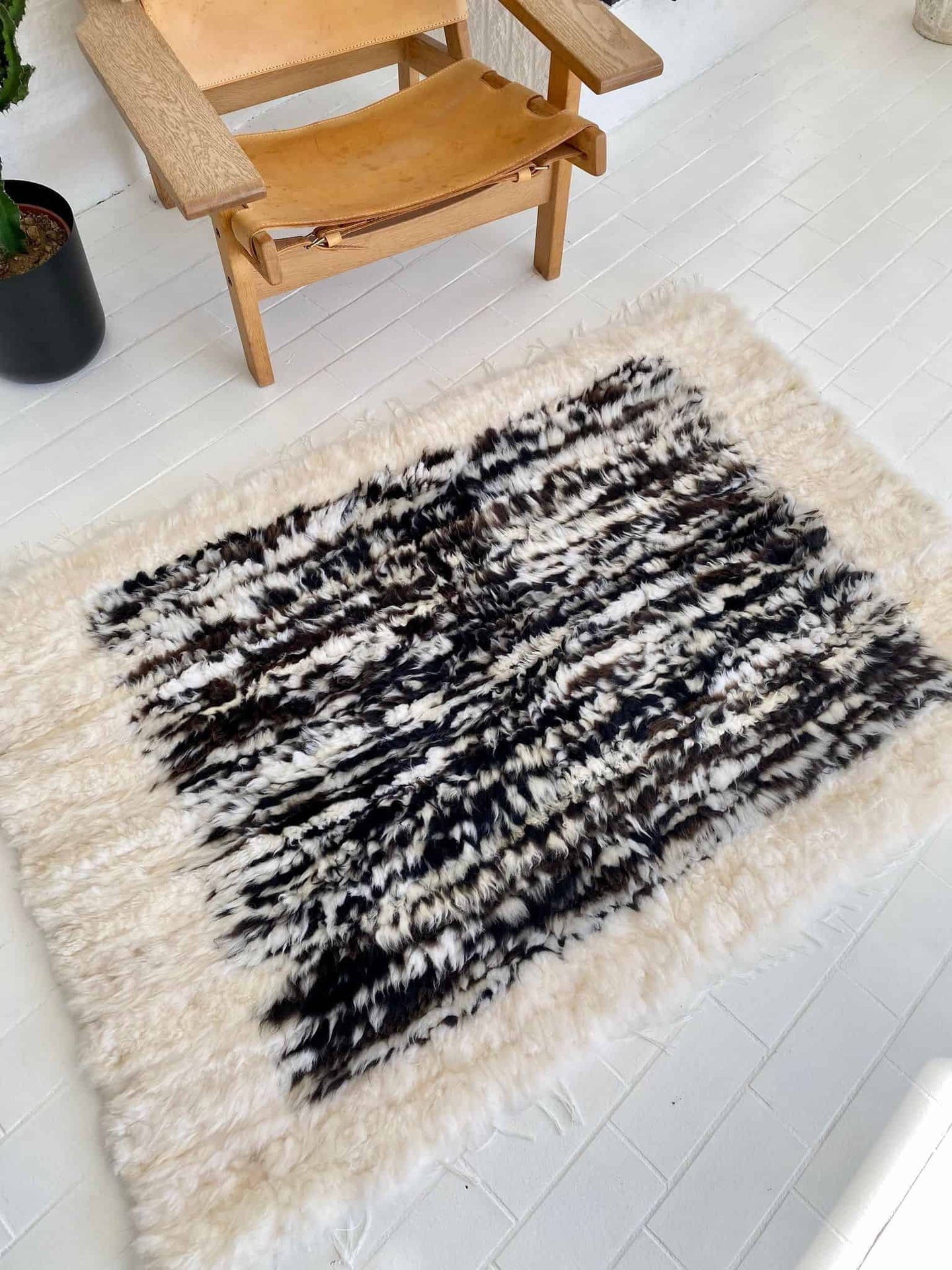 Gulvtæppe lammeskind –150x100 - VIAMAJA