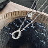 Halskette Bluebell – Doppelkette aus Sterlingsilber