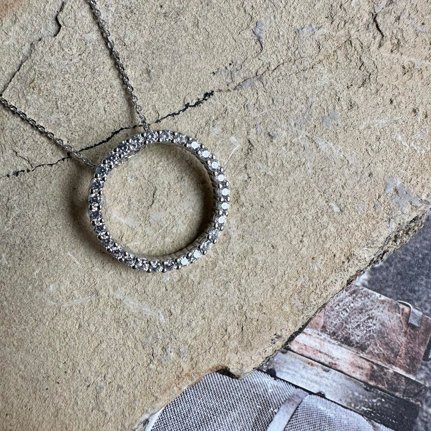 Halskæde Janice Sterling Silver - 45cm - VIAMAJA.DK