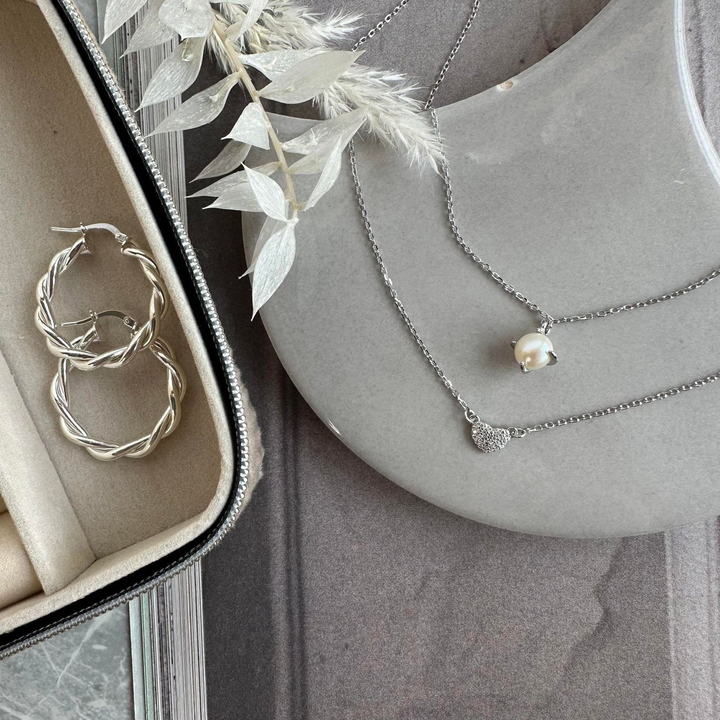 Halskæde Maggie Sterling Silver - VIAMAJA.DK