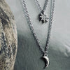 Halskette Moonlight Doppelkette aus Sterlingsilber