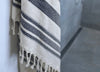 Hamam-Handtuch – Schwarz / Off-White – 90×180