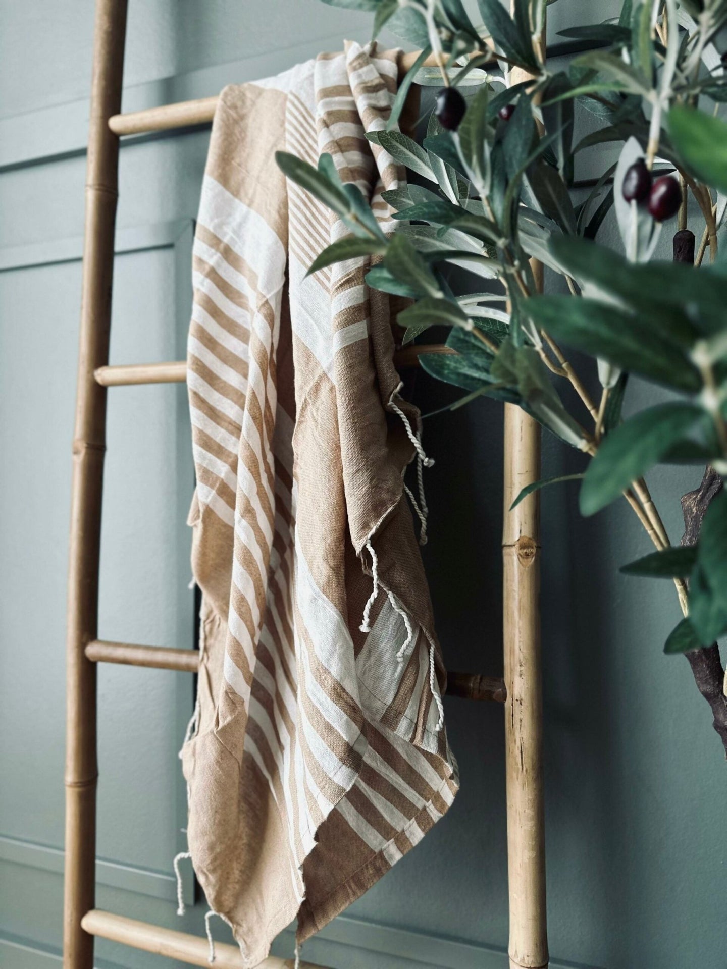 Hammam håndklæde – Beige - VIAMAJA.DK