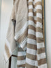 Hammam-Handtuch – Beige Streifen