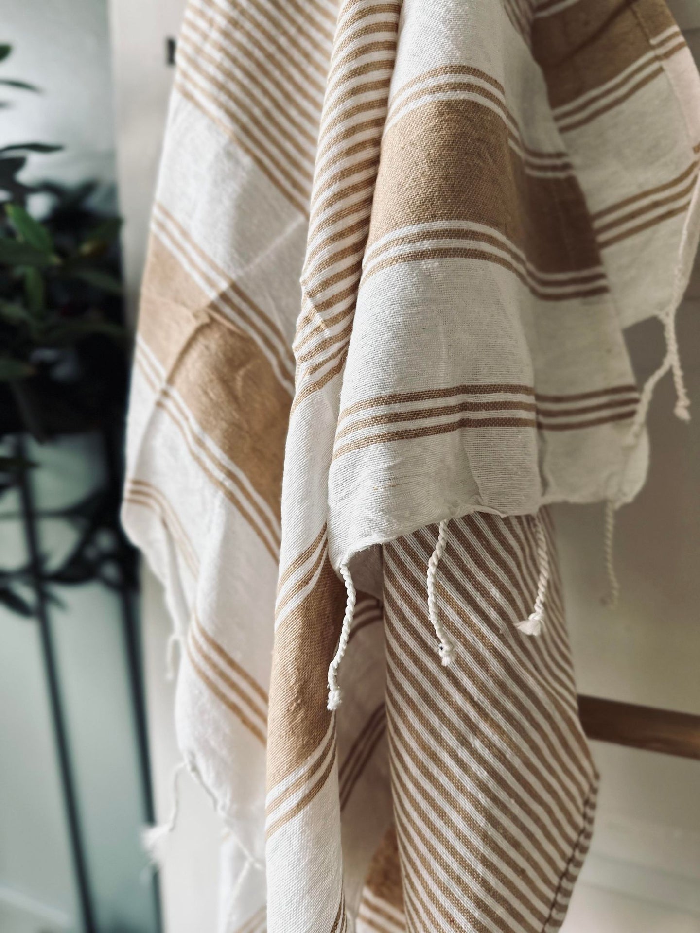Hammam håndklæde - Beige summer - VIAMAJA.DK