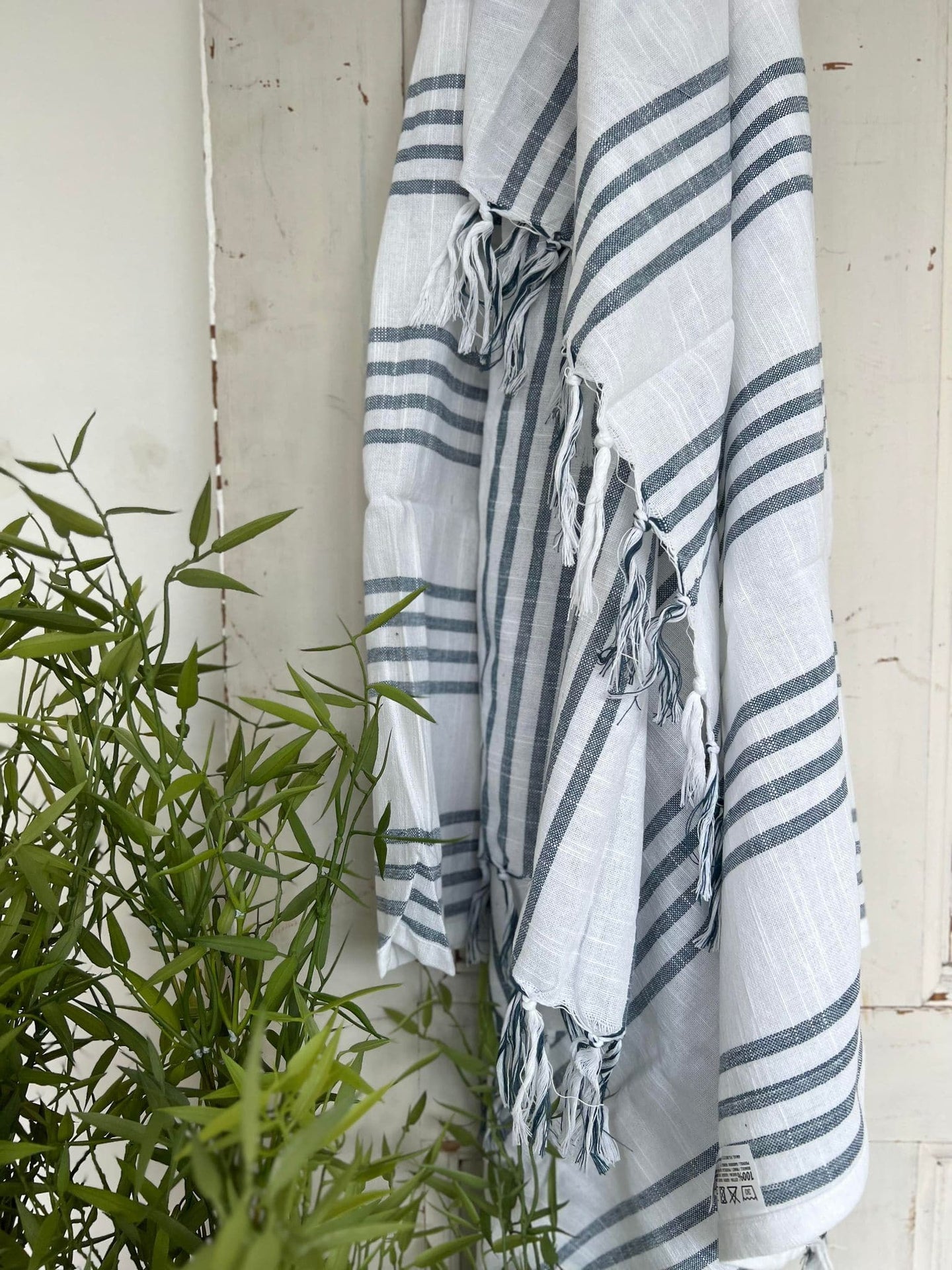 Hammam håndklæde - COTTON BLUE Økotex - VIAMAJA.DK
