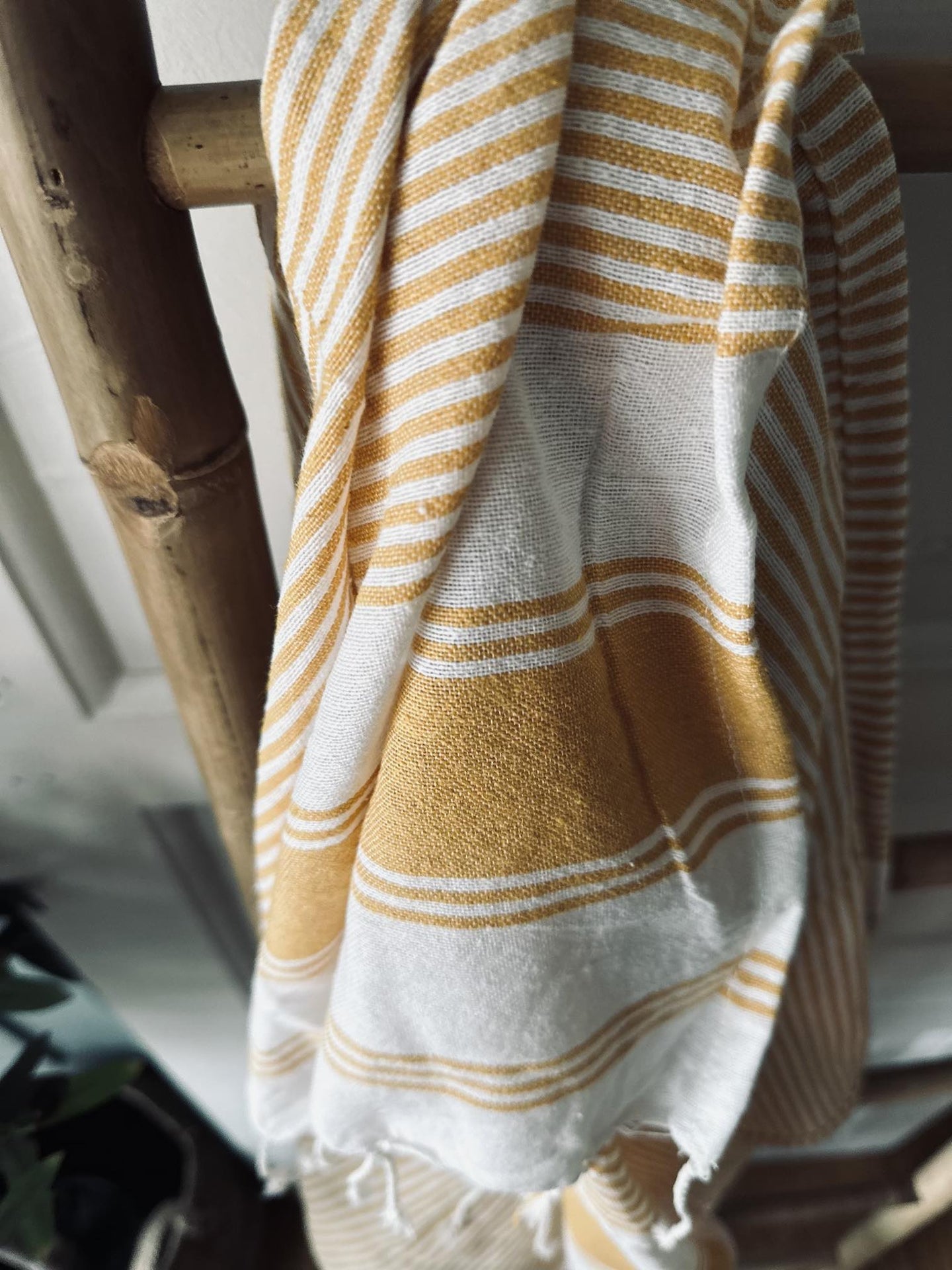 Hammam håndklæde - Gul summer - VIAMAJA.DK