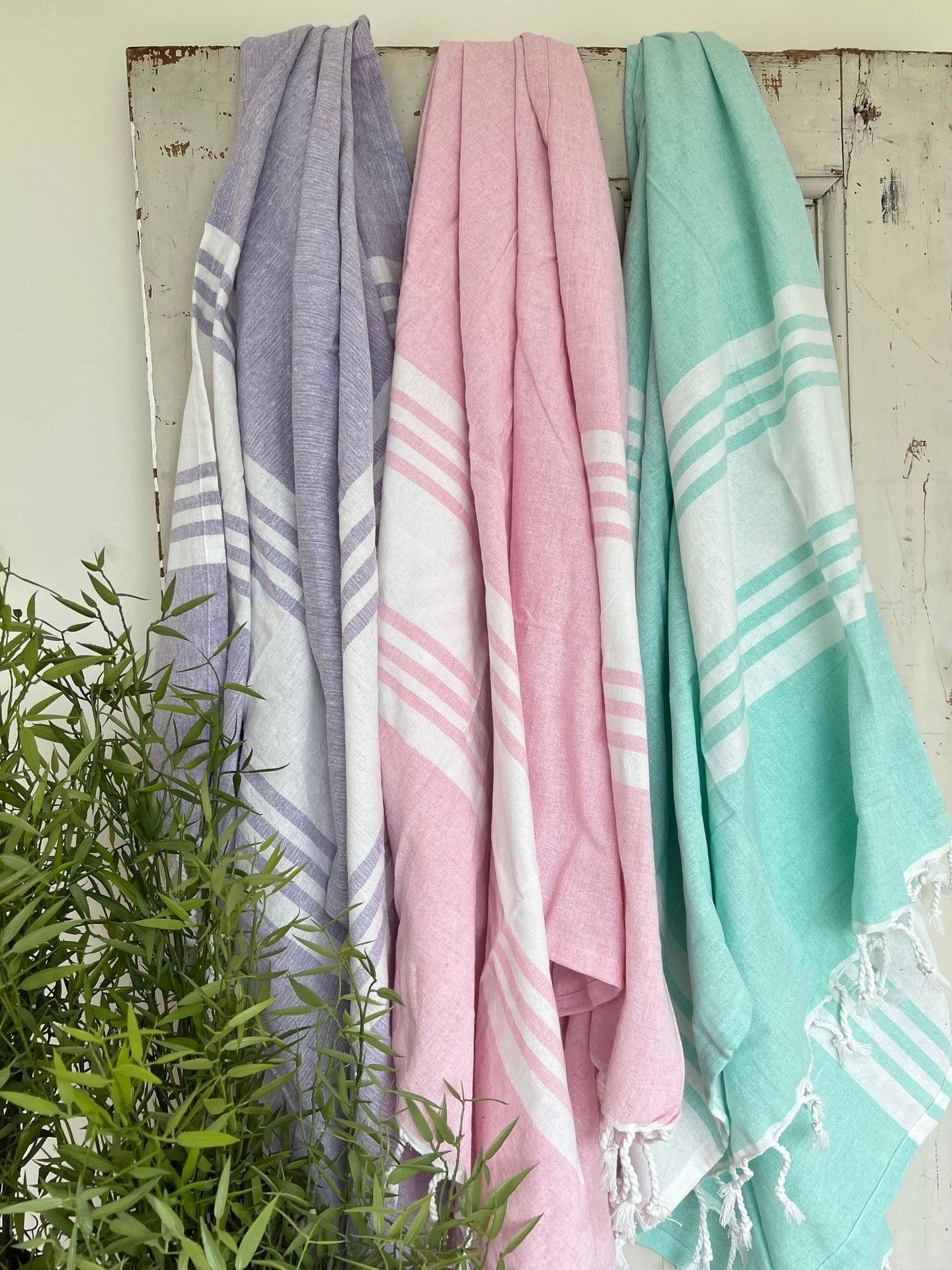 Hammam håndklæde - Pastel lyserød Økotex - VIAMAJA.DK