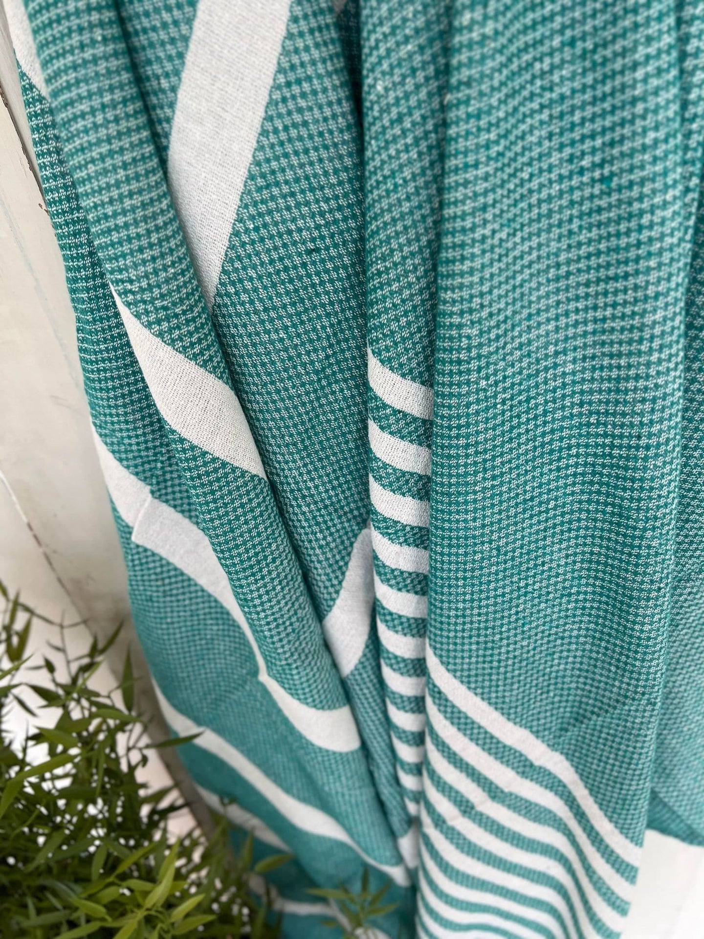 Hammam håndklæde - TURKIS MIX Økotex - VIAMAJA.DK