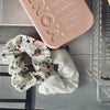 Scrunchie-Haargummis 2 Stk - Weiß-Mix