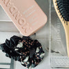 Haargummis Scrunchie 2 Stück - Schwarz-Mix
